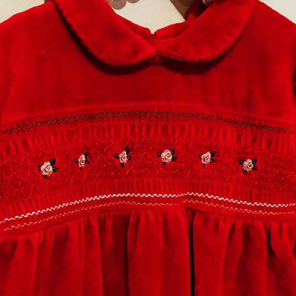 Red Baby Footie One Piece - Picture 2 of 3